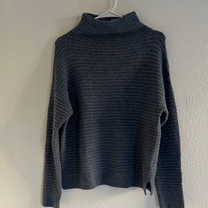Madewell Charcoal Cowl Neck Sweater